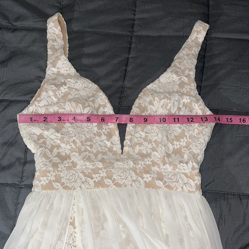 LULU’S Make Way for Wonderful Off White Lace Maxi Dress - Picture 15 of 16